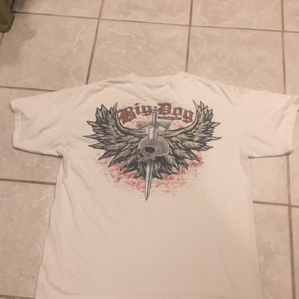 Big dog motorcycle t-shirt size L - Picture 4 of 9